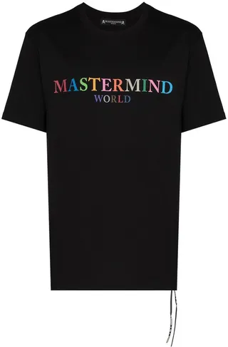 multicolour logo short-sleeve T-shirt