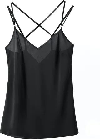 Voya - Vela Silk Camisole Black