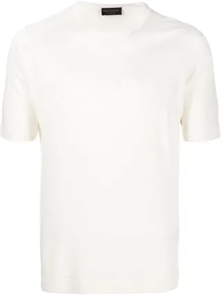 short-sleeve linen T-shirt