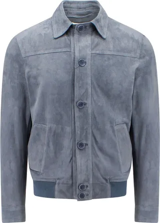 Unlined leather jacket