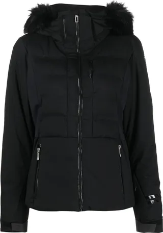 Logo-Patch Padded Ski Jacket