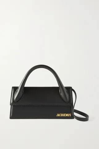 Jacquemus - Le Chiquito Long Leather Tote - Black