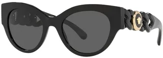 Medusa Coin Chain Acetate Cat-Eye Sunglasses