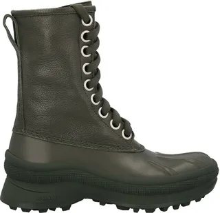 Jil Sander Lace-Up Round Toe Combat Boots