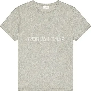 Saint Laurent Reverse T-Shirt in Grey