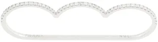 18kt white gold CLOUD SUPERFINE diamond ring