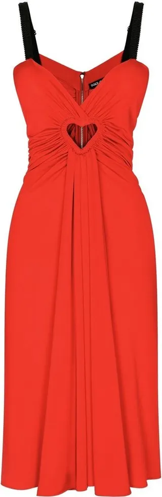 Cut-Out Midi Dress