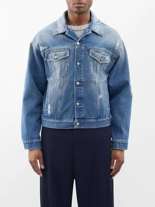 Distressed Denim Jacket