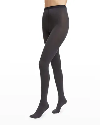 Cotton Velvet Opaque Tights