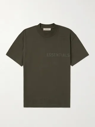 Logo-Appliquéd Cotton-Jersey T-Shirt