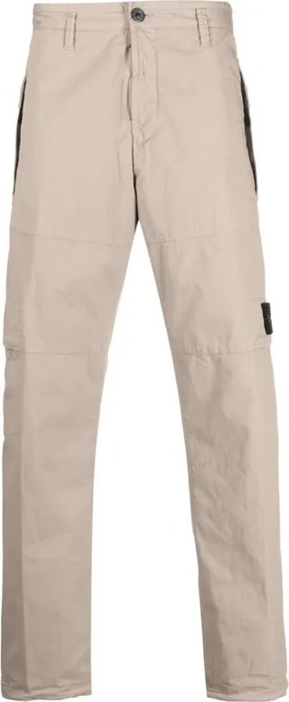 High-Waisted Straight-Leg Trousers