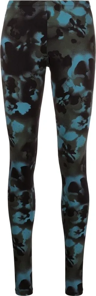 Floral Print High-Waisted Leggins
