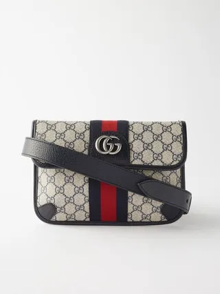 Ophidia Gg Web-stripe Cross-body Bag