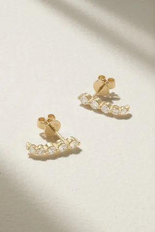 Anita Ko - 18-karat Gold Diamond Earrings - One size