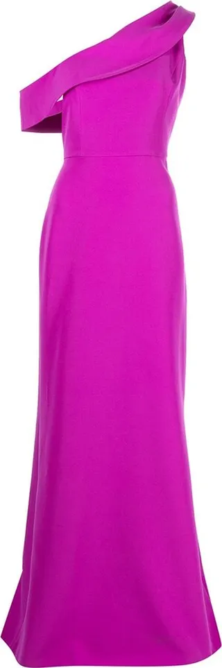 Davis cold-shoulder gown
