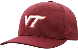 Men's Top of The World Maroon Virginia Tech Hokies Reflex Logo Flex Hat