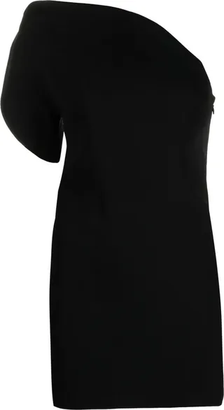 Asymmetric One-Shoulder Mini Dress