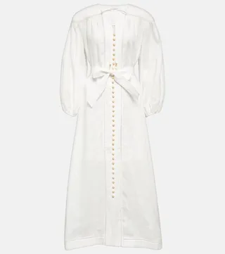 Shirt midi dress