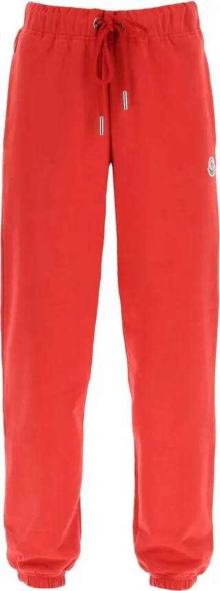 Moncler Sweat Pants With Logo Patch