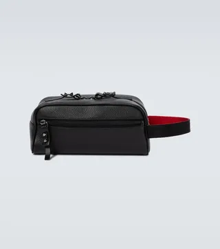 Blaster leather washbag