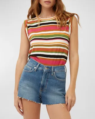 Dree Striped Muscle Tee