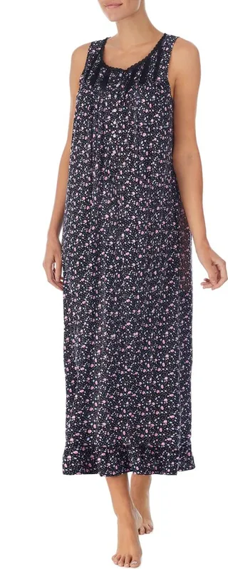 Ballet Lace Trim Cotton Nightgown