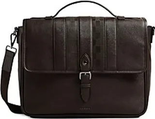 Ted Baker Wayvees House Check Buckle Satchel