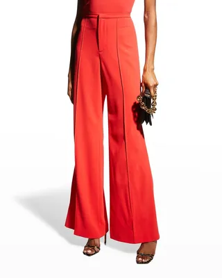 Dylan High-Waist Wide-Leg Pants