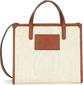 Embossed-Logo Detail Tote Bag