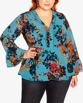 City Chic Trendy Plus Size Lydia Top