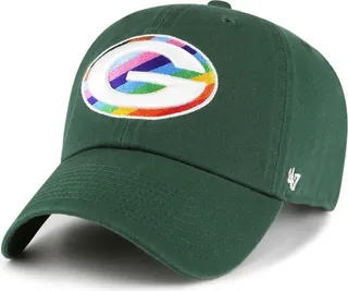 Men's '47 Brand Green Green Bay Packers Pride Clean Up Adjustable Hat