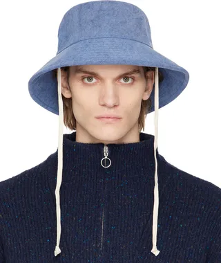 A.P.C. Blue Rachel Bucket Hat
