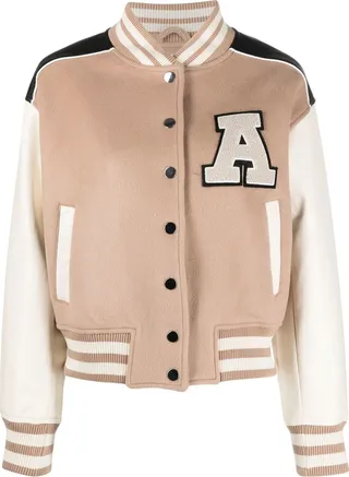 Logo-Patch Bomber Jacket