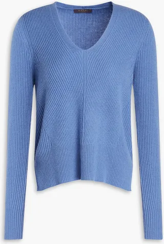 Ribbed cashmere sweater