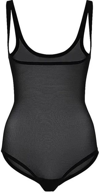 Formfitting Sheer Tulle Bodysuit