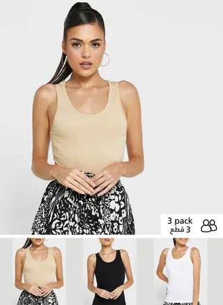 3 Pack Basic Tank Top