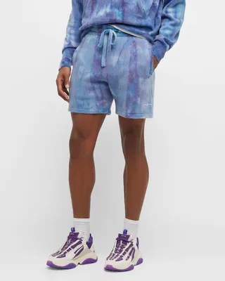 Men's Tie-Dye Drawstring Shorts