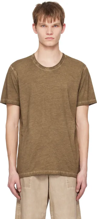 UMA WANG Khaki Joseph T-Shirt