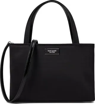 Kate Spade New York Sam Icon Nylon Small Tote (Black) Handbags