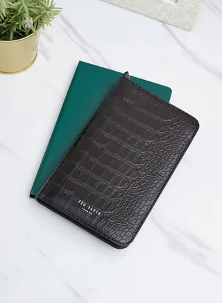 Alffiie Croc Effect Travel Organiser