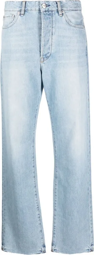 High-Waisted Wide-Leg Jeans