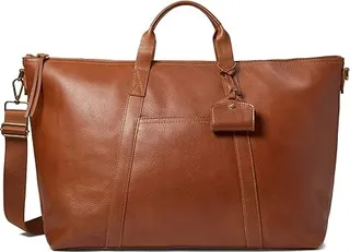 Madewell The Essential Overnight Bag in Leather (English Saddle) Handbags