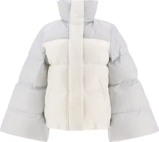 Sacai Two-Toned Bell Sleeved Padded Jacket