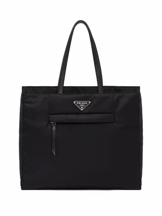 Re-Nylon padded shopping bag