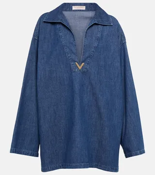 VGOLD cotton chambray minidress