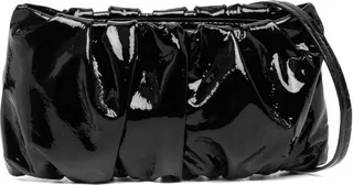 Bean patent-leather shoulder bag