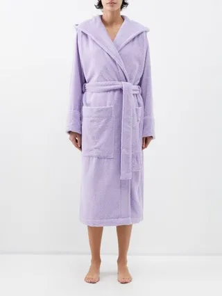Hooded Cotton-terry Bathrobe