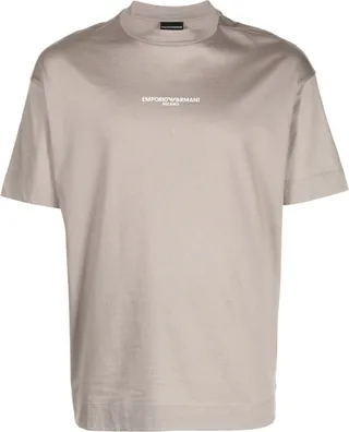 logo-print cotton T-shirt