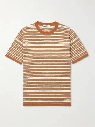 Striped Merino Wool T-Shirt