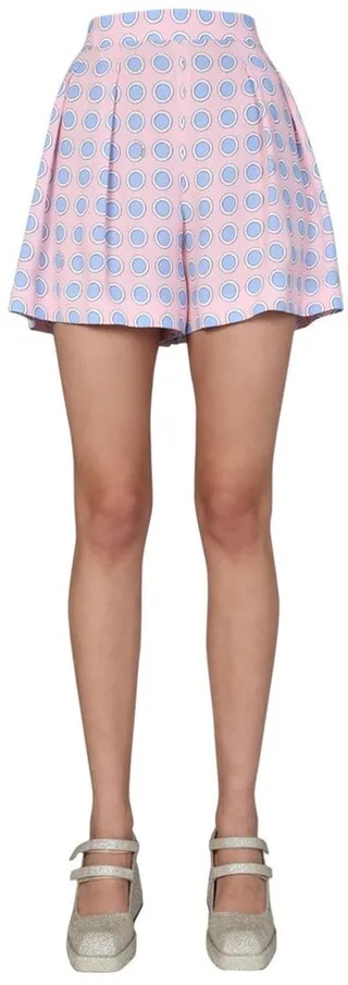 Boutique Moschino Eyelets Tie-Waist Shorts